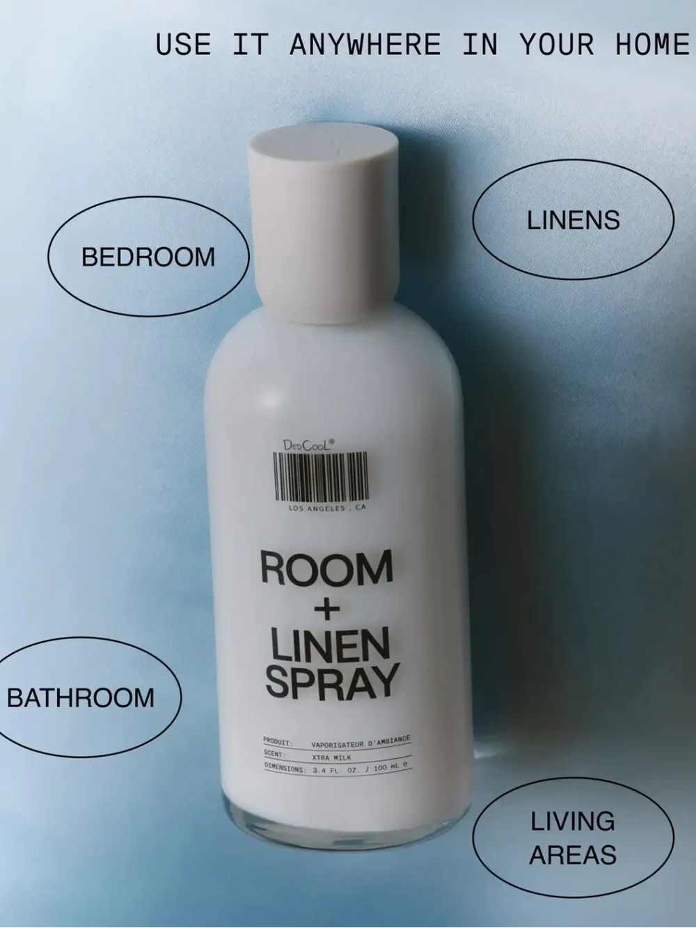 NIB Dedcool Xtra Milk Linen & Room Spray